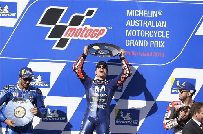 2018 Australian MotoGP &#8211; Vinales ends Yamaha&#8217;s drought